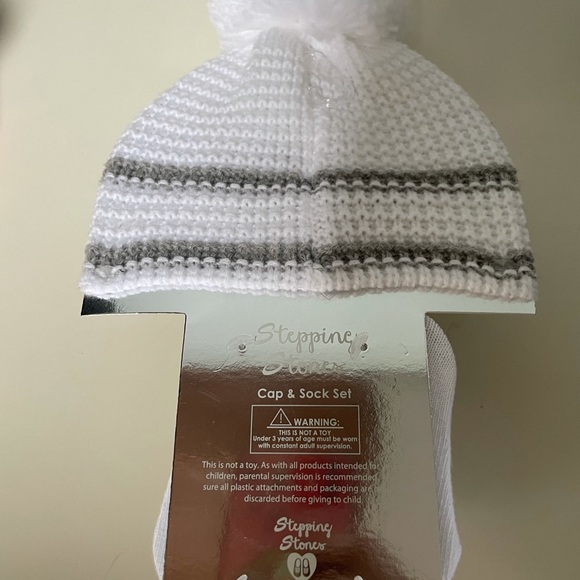 Baby Cap & Sock Set by Stepping Stones - Picture 5 of 5